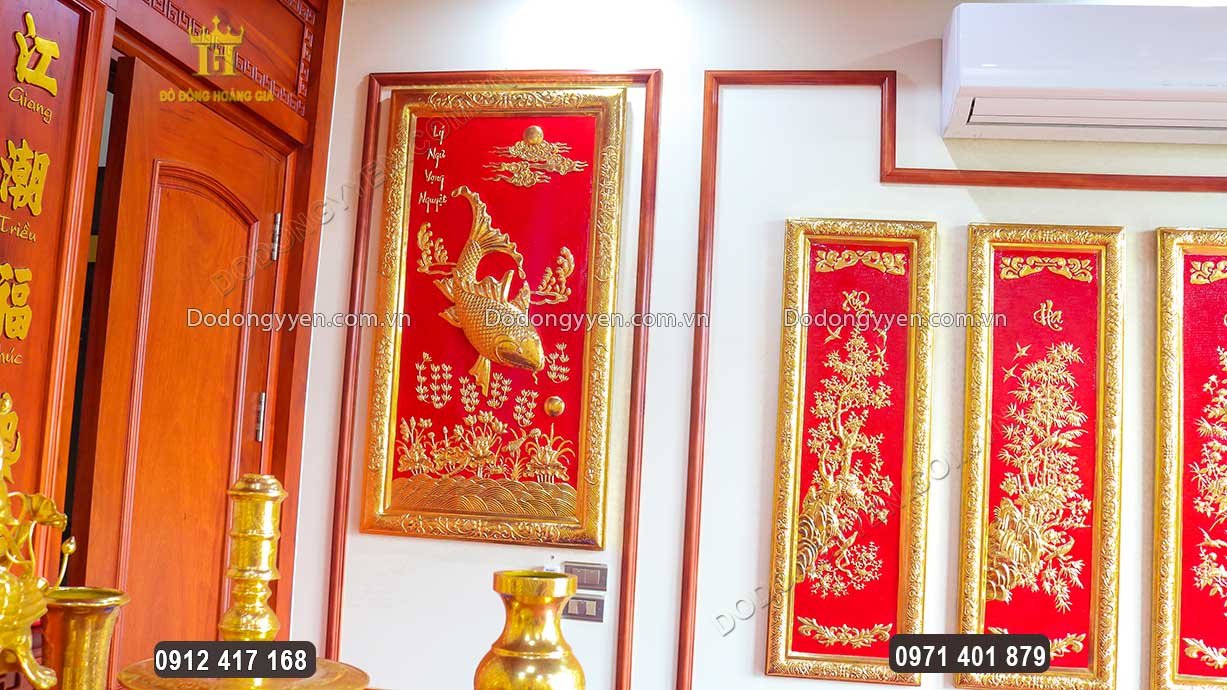 Khung tranh liền đồng v&ocirc; c&ugrave;ng đẹp v&agrave; chắc chắn